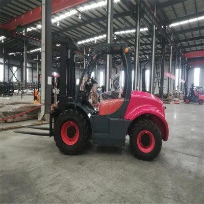 Cheap price China 4wd rough terrain forklift 3000kg