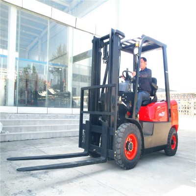 2000kg 3 tons diesel forklift truck with attachments